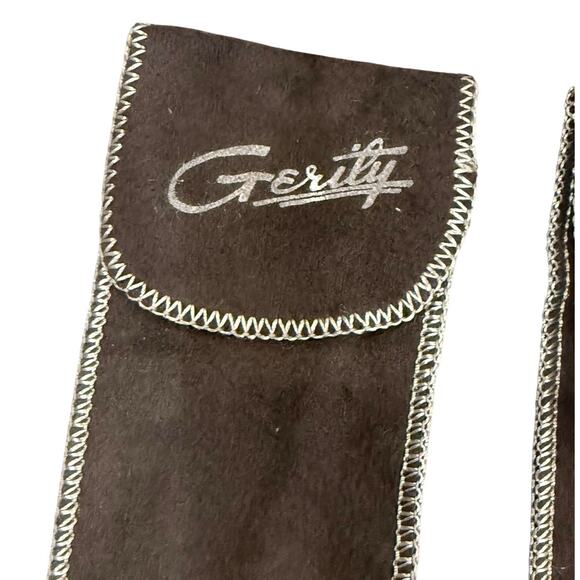 Gerity Georgian‎ Serving Spoon Fork Salad Reproduction Silverplate Vintage 13" - Picture 12 of 13